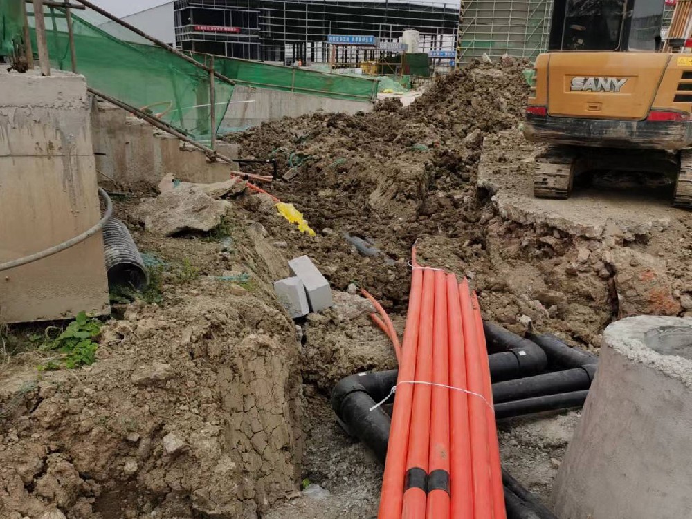 黄山弱电施工前期线路预埋